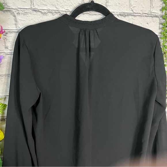 >🌼3/$30🌼Lime Light Black Button Down Blouse Size Small - Picture 12 of 15
